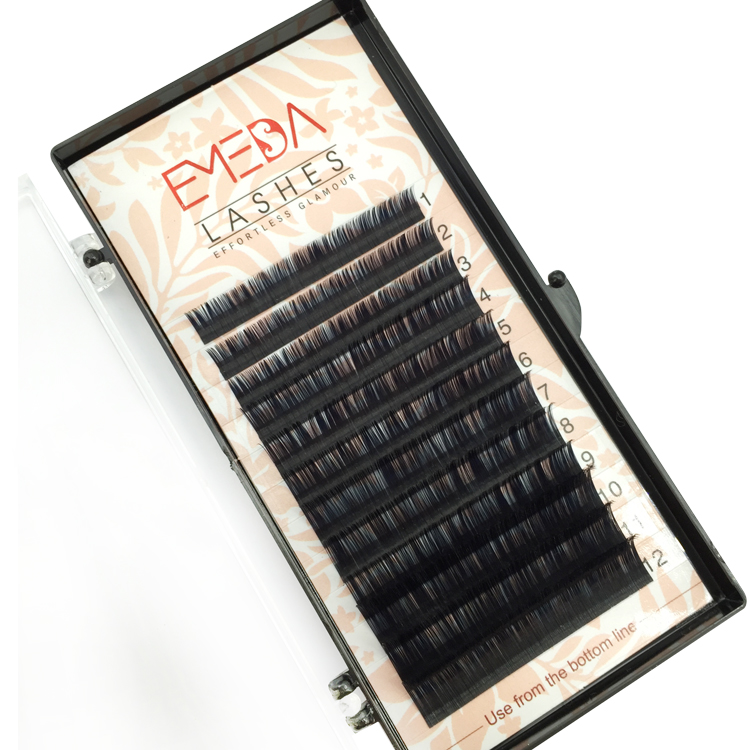 Free Sample for Korea PBT Fiber Russian Volume Eyelash Extension UK USA YY62